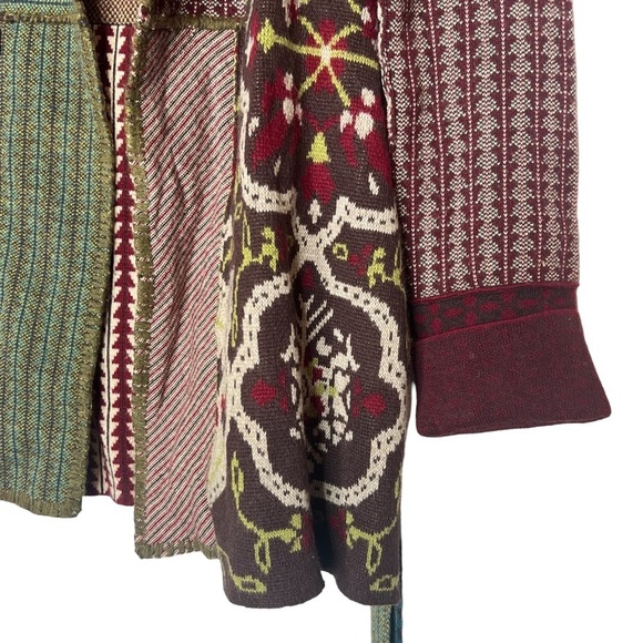 Sparrow Multicolor Patchwork Cardigan - Picture 6 of 9